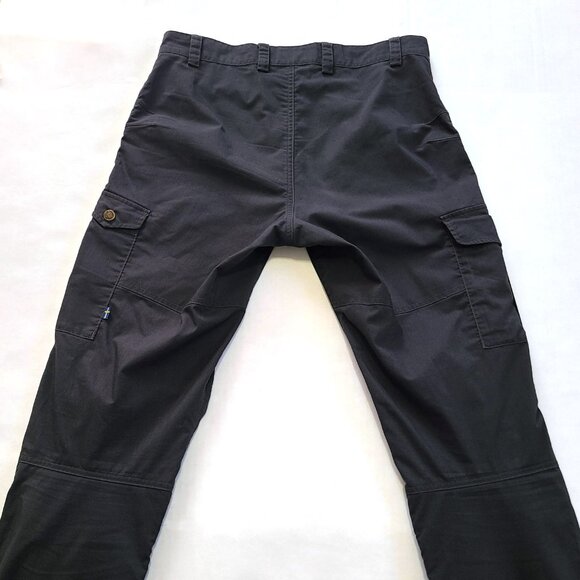 Fjallraven Vidda Pro Lite G-1000 Pants Men’s 30x32 Outdoor Hiking Trousers Black - Picture 6 of 14